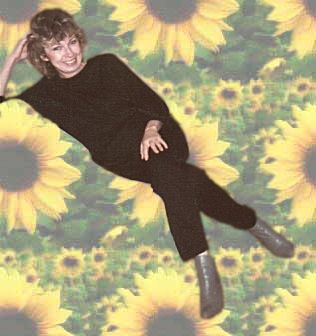 Jeanne Amid The Flowers
